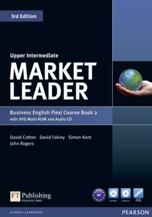 Market Leader Upper Intermediate Flexi Course Book 2 Pack de David Cotton