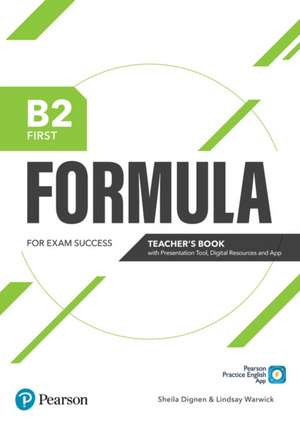 Formula B2 First Teacher's Book & Teacher's Portal Access Code de Pearson Education