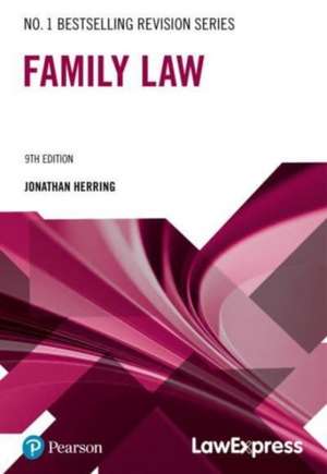 Law Express Revision Guide: Family Law de Jonathan Herring