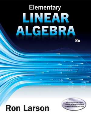 Elementary Linear Algebra de Ron Larson