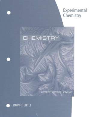 Lab Manual for Zumdahl/Zumdahl/DeCoste's Chemistry, 10th Edition de Steven S. Zumdahl