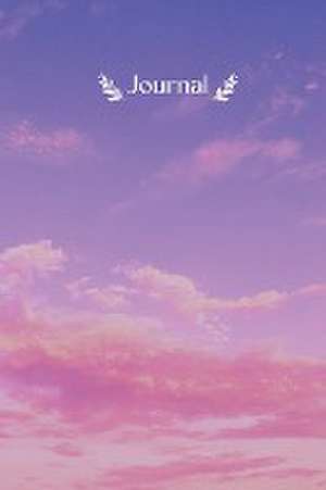 Purple and pink Sunset Journal de Lighthouse Papier