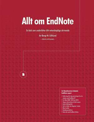 Allt Om Endnote de Bengt Edhlund