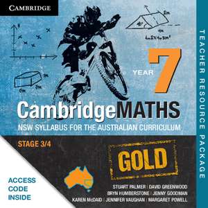 CambridgeMATHS GOLD NSW Syllabus for the Australian Curriculum Year 7 Teacher Resource Card de Jenny Goodman