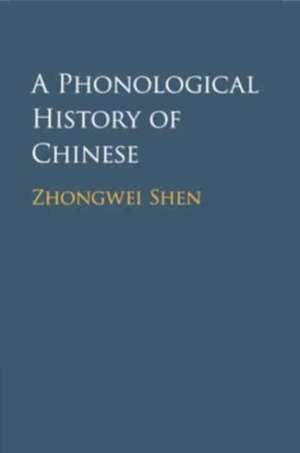 A Phonological History of Chinese de Zhongwei Shen