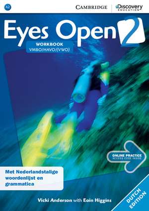 Eyes Open Level 2 Workbook with Online Practice (Dutch Edition) de Vicki Anderson