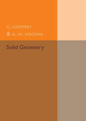 Solid Geometry de C. Godfrey