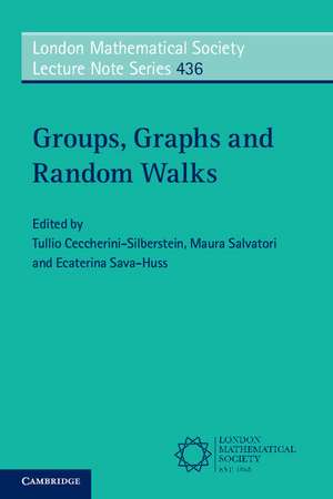 Groups, Graphs and Random Walks de Tullio Ceccherini-Silberstein