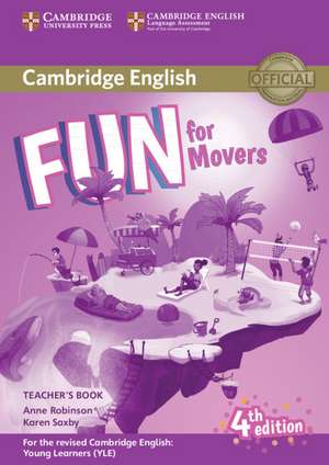 Fun for Movers Teacher’s Book with Downloadable Audio de Anne Robinson