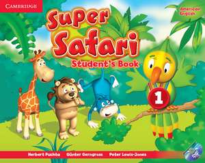 Super Safari American English Level 1 Student's Book, Workbook, and Letters and Numbers de Herbert Puchta