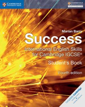 Success International English Skills for Cambridge IGCSE® Student's Book de Marian Barry