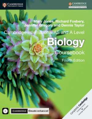 Cambridge International AS and A Level Biology Coursebook with CD-ROM and Cambridge Elevate Enhanced Edition (2 Years) de Mary Jones