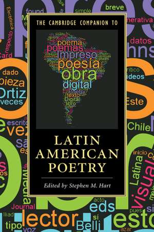 The Cambridge Companion to Latin American Poetry de Stephen M. Hart