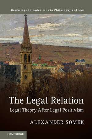 The Legal Relation: Legal Theory after Legal Positivism de Alexander Somek