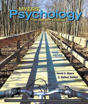 Myers, D: Myers' Psychology for AP de David A Myers