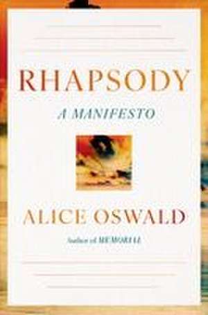 Rhapsody de Alice Oswald