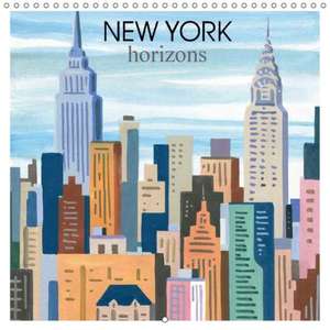 NEW YORK horizons (Calendrier mural 2018 300 × 300 mm Square) de Andre Baldet