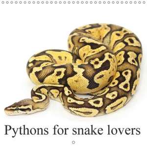 Pythons for snake lovers (Wall Calendar 2018 300 × 300 mm Square) de K. A. Schnellewelten