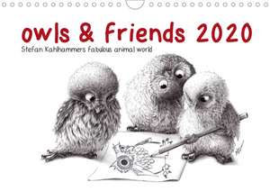 owls & friends 2020 (Wall Calendar 2020 DIN A4 Landscape) de Stefan Kahlhammer