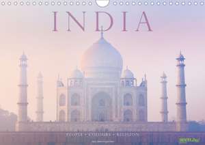 India - People Colours Religion (Wall Calendar 2020 DIN A4 Landscape) de Jens Benninghofen