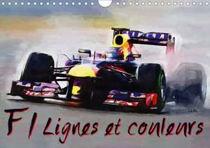 F1 lignes et couleurs (Calendrier mural 2020 DIN A4 horizontal) de k. A. Sudpastel