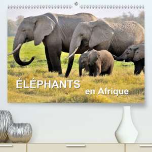 Éléphants en Afrique(Premium, hochwertiger DIN A2 Wandkalender 2020, Kunstdruck in Hochglanz) de Juergen Feuerer