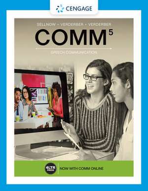 Comm (with Comm Online, 1 Term (6 Months) Printed Access Card) de Rudolph F. Verderber