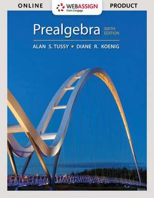 Prealgebra de Alan S. Tussy