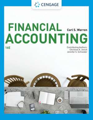 FINANCIAL ACCOUNTING 16/E de Christine (University of North Georgia) Jonick