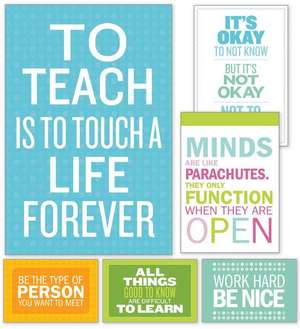 Inspirational Quotes Poster Set Bulletin Board de Inc. Scholastic