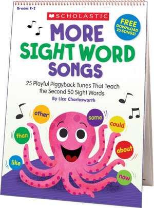 More Sight Word Songs Flip Chart de Liza Charlesworth