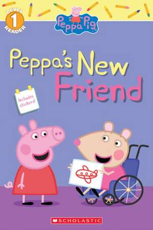 Peppa's New Friend (Peppa Pig Level 1 Reader with Stickers) de Michael Petranek