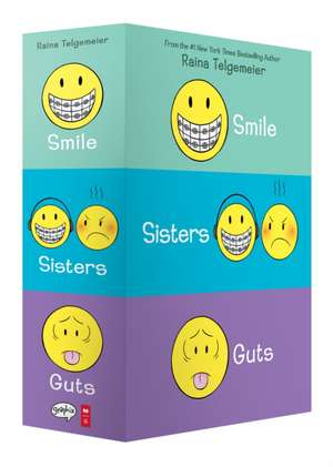 Smile, Sisters, and Guts: The Box Set de Raina Telgemeier