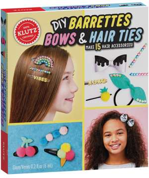 DIY Barrettes, Bows, and Hair Ties de Klutz