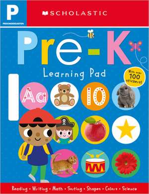 Pre-K Learning Pad: Scholastic Early Learners (Learning Pad) de Scholastic