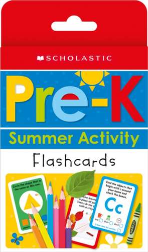 PreK Summer Activity Flashcards (Preparing for PreK): Scholastic Early Learners (Flashcards) de Scholastic