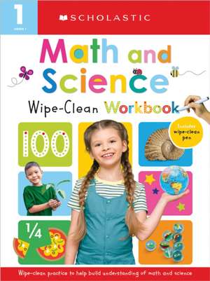 First Grade Math/Science Wipe Clean Workbook: Scholastic Early Learners (Wipe Clean) de Scholastic