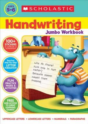 Scholastic Handwriting Jumbo Workbook de Scholastic