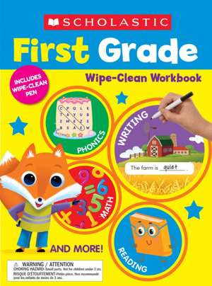 Scholastic First Grade Wipe-Clean Workbook de Scholastic Teaching Resources