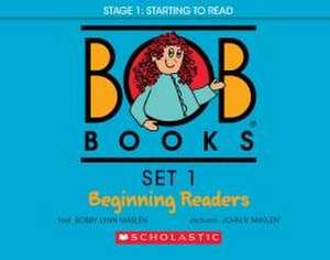 Bob Books - Set 1: Beginning Readers Hardcover Bind-Up Phonics, Ages 4 and Up, Kindergarten (Stage 1: Starting to Read) de John R Maslen