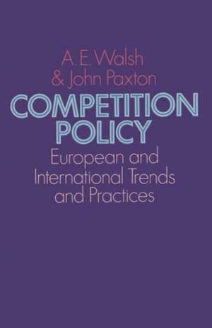 Competition Policy de A. E. Walsh