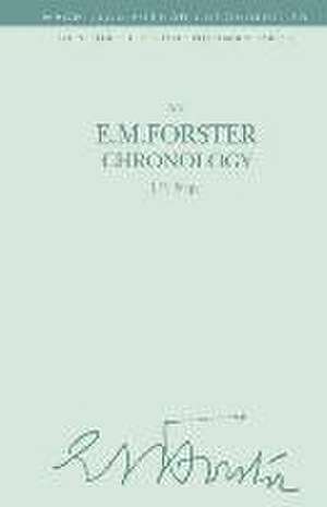 An E. M. Forster Chronology de J. Stape