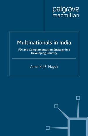 Multinationals in India de A. Nayak
