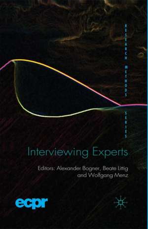 Interviewing Experts de A. Bogner