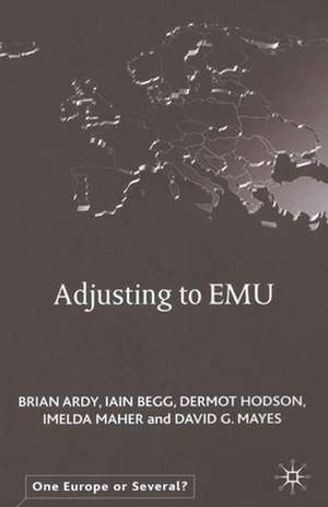 Adjusting to EMU de B. Ardy