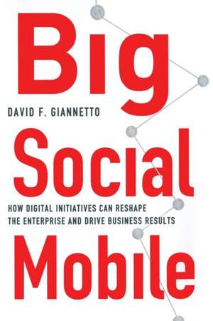 Big Social Mobile: How Digital Initiatives Can Reshape the Enterprise and Drive Business Results de D. Giannetto