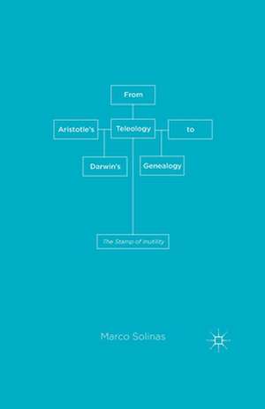 From Aristotle's Teleology to Darwin's Genealogy: The Stamp of Inutility de M. Solinas