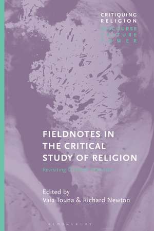 Fieldnotes in the Critical Study of Religion: Revisiting Classical Theorists de Vaia Touna