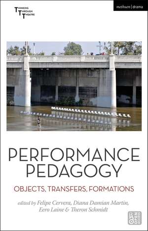 Performance Pedagogy: Objects, Transfers, Formations de Felipe Cervera