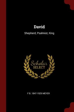 David: Shepherd, Psalmist, King de Frederick Brotherton Meyer